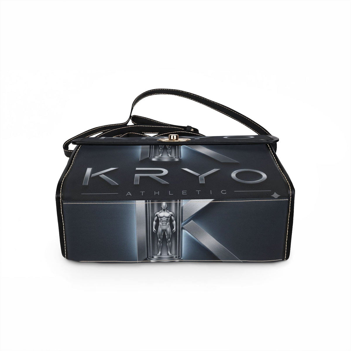 Kryo Athletic Logo Canvas Satchel — Waterproof Branded Shoulder Bag