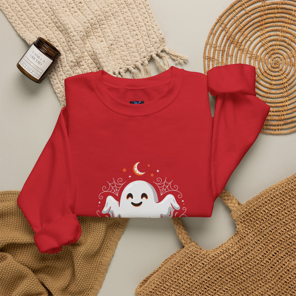 Halloween Ghost 'Boo!' Kryo Crewneck Sweatshirt