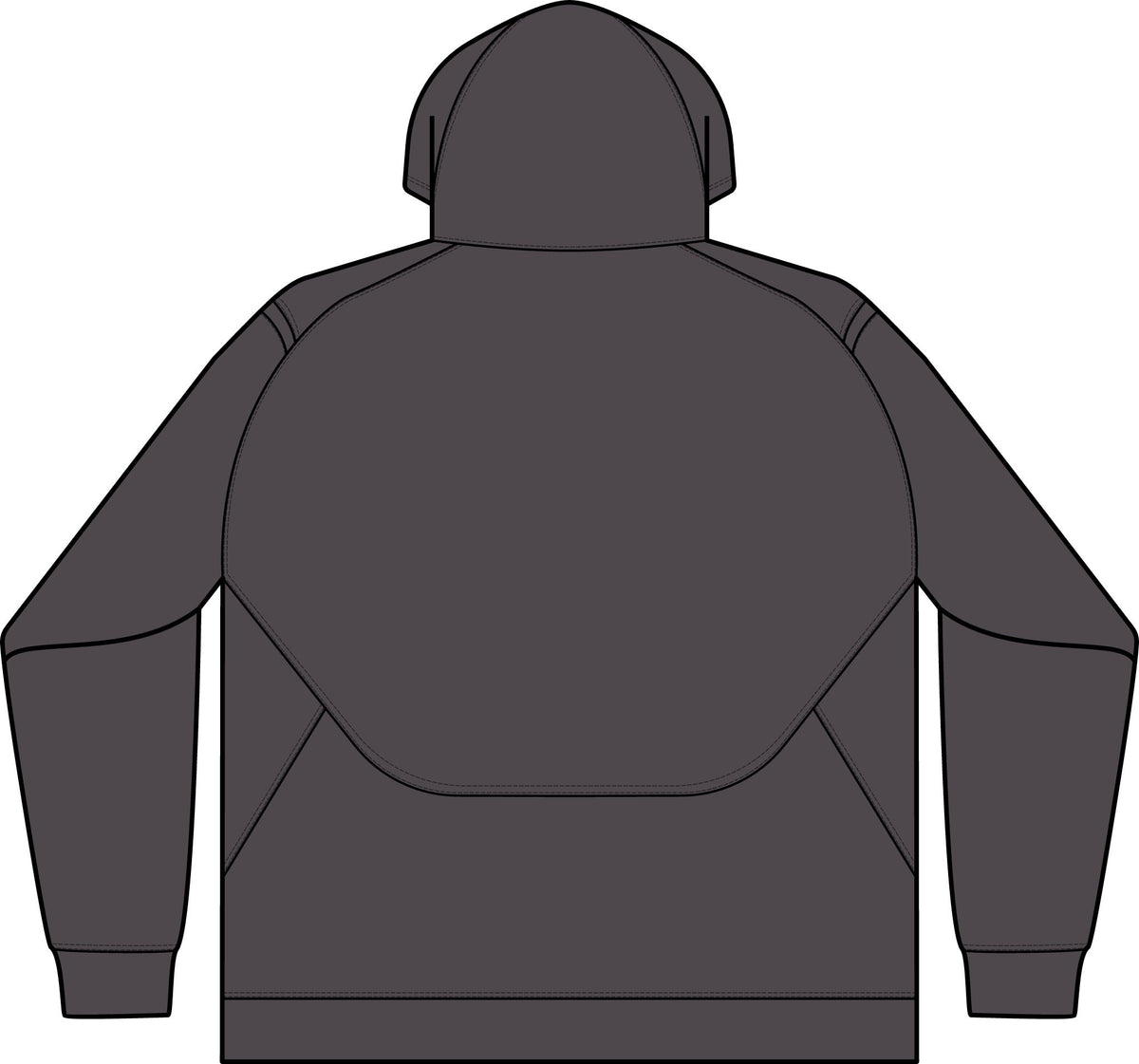 KRYO Tech Fleece Hooded Sweatshirt — Colorblock Performance Hoodie