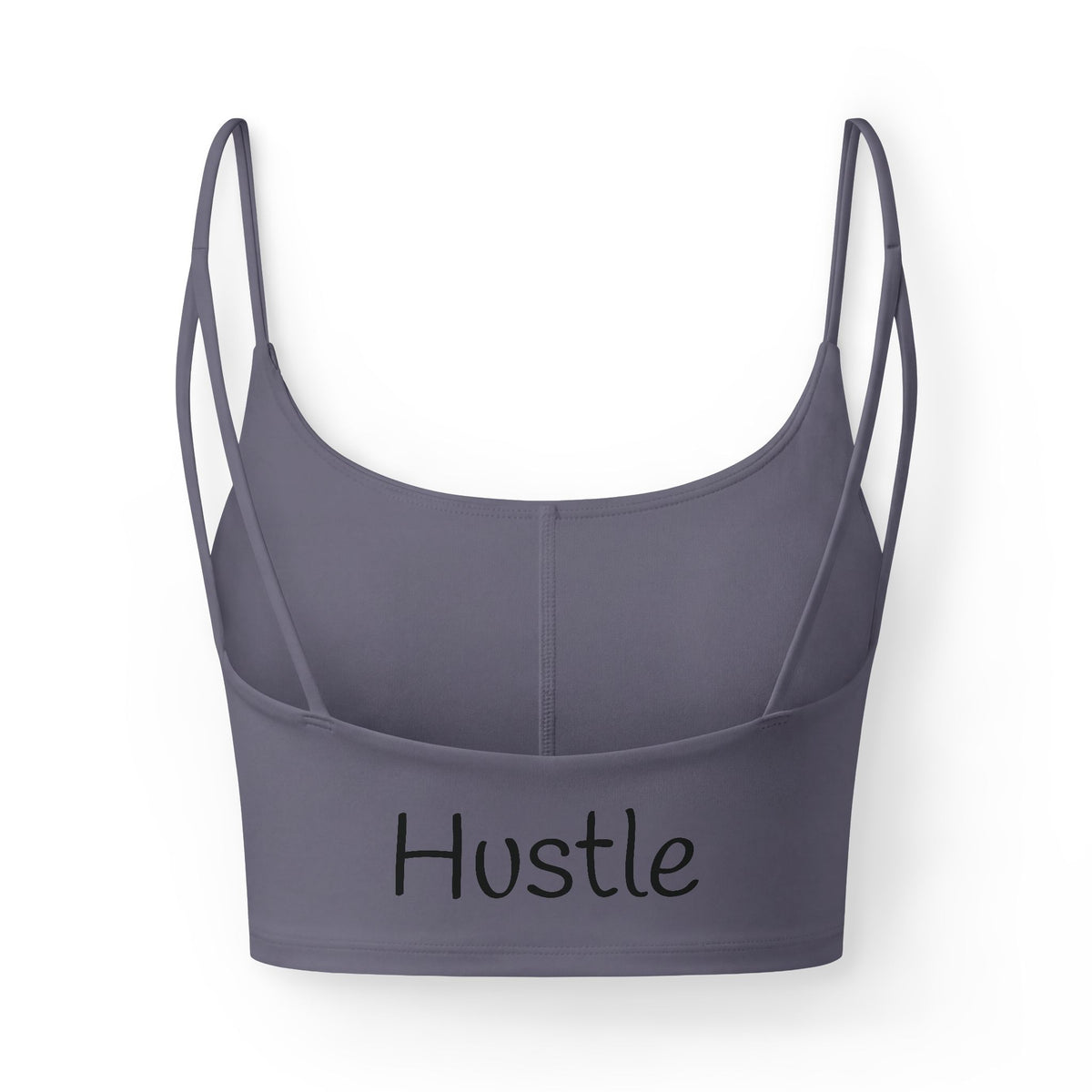 Luxe Hustle Crop Bra — Women's Strappy Performance Bralette