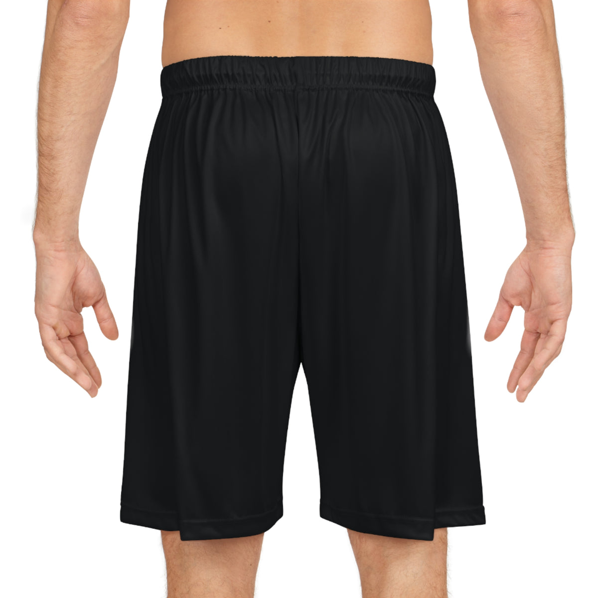 Kryo Basketball Shorts — Black Athletic AOP Shorts with Kryo Logo