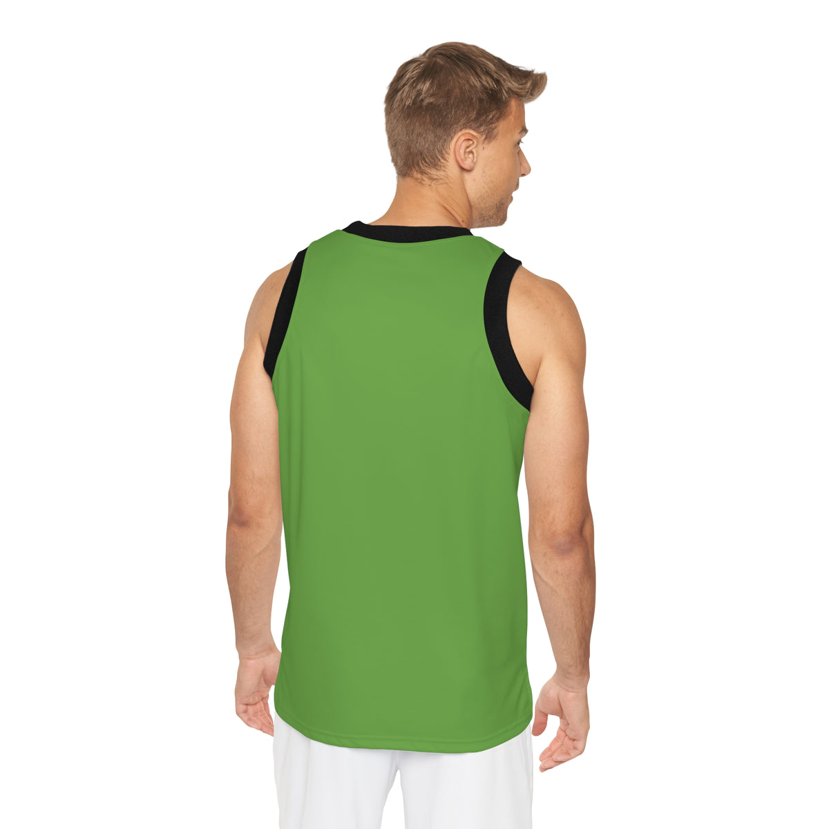 Green Basketball Jersey — Lightweight Athletic Team Tank