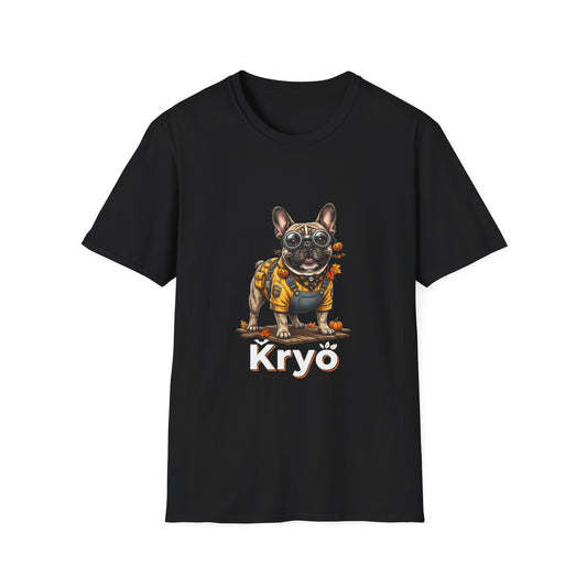 French Bulldog Graphic T-Shirt — 'Kryo' Cute Pup in Sweater Design
