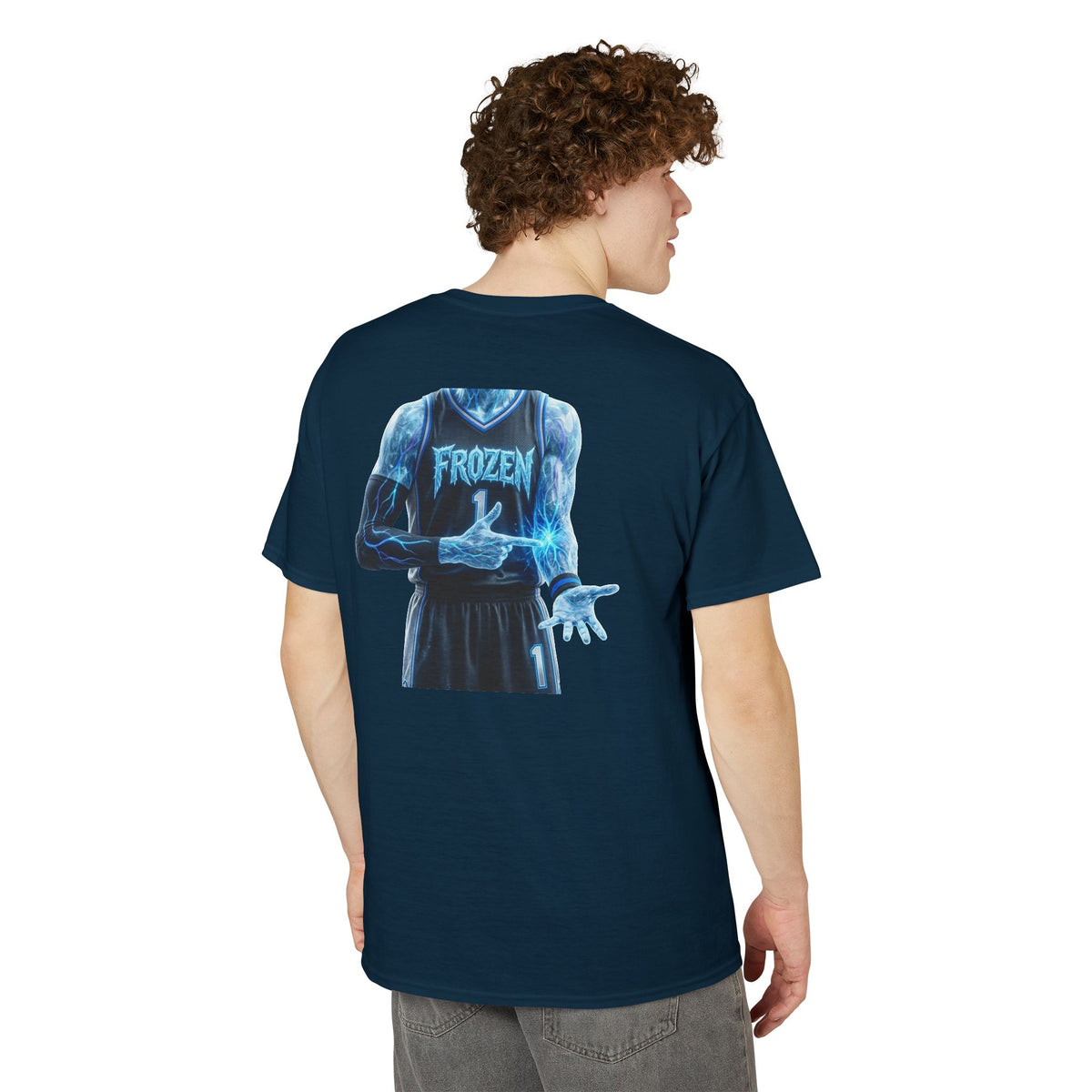 Ice in My Veins Kryo Basketball T-Shirt — Ice-Effect Player Graphic Tee