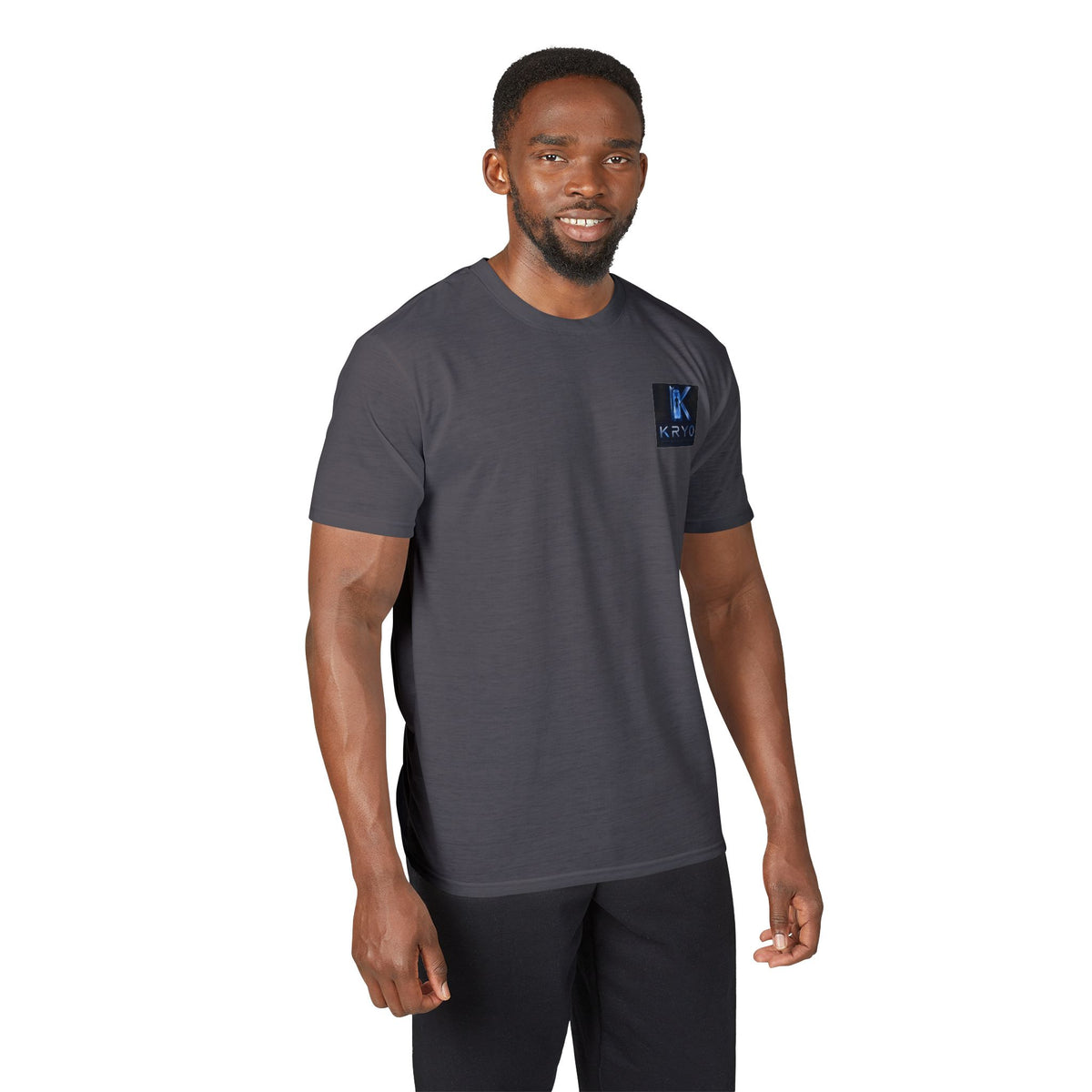 KRYO Logo Performance T‑Shirt — Futuristic Cryo Tech Graphic Tee