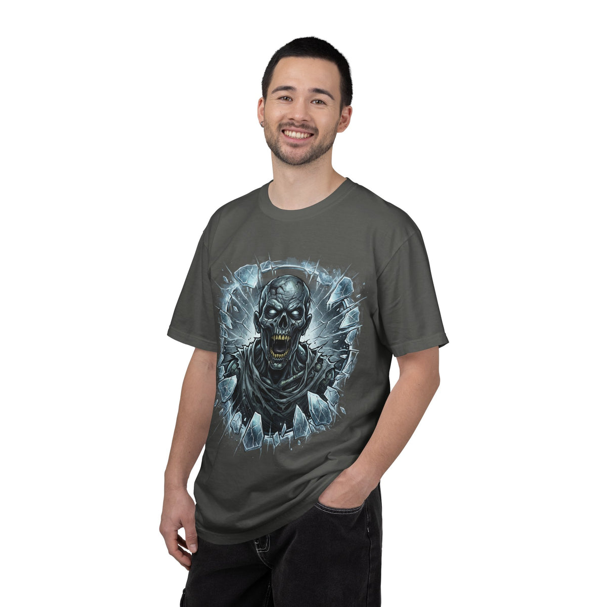 KRYO Skull Graphic T-Shirt — Horror Zombie Illustration Tee