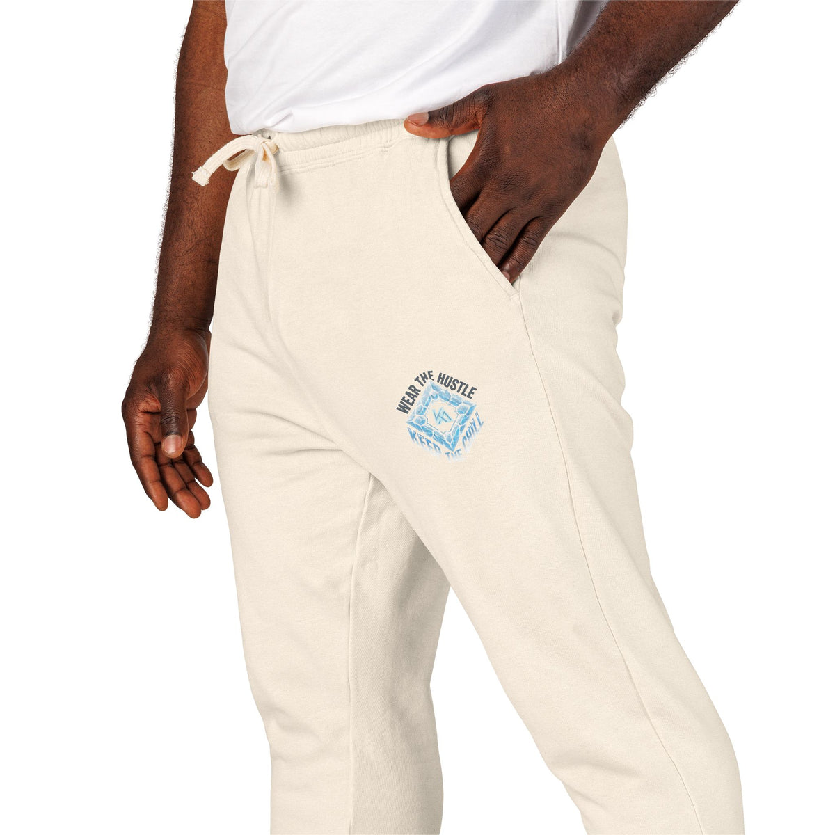 Kryo Baseball Cozy Geo Emblem Sweatpants — Garment-Dyed Fleece Joggers