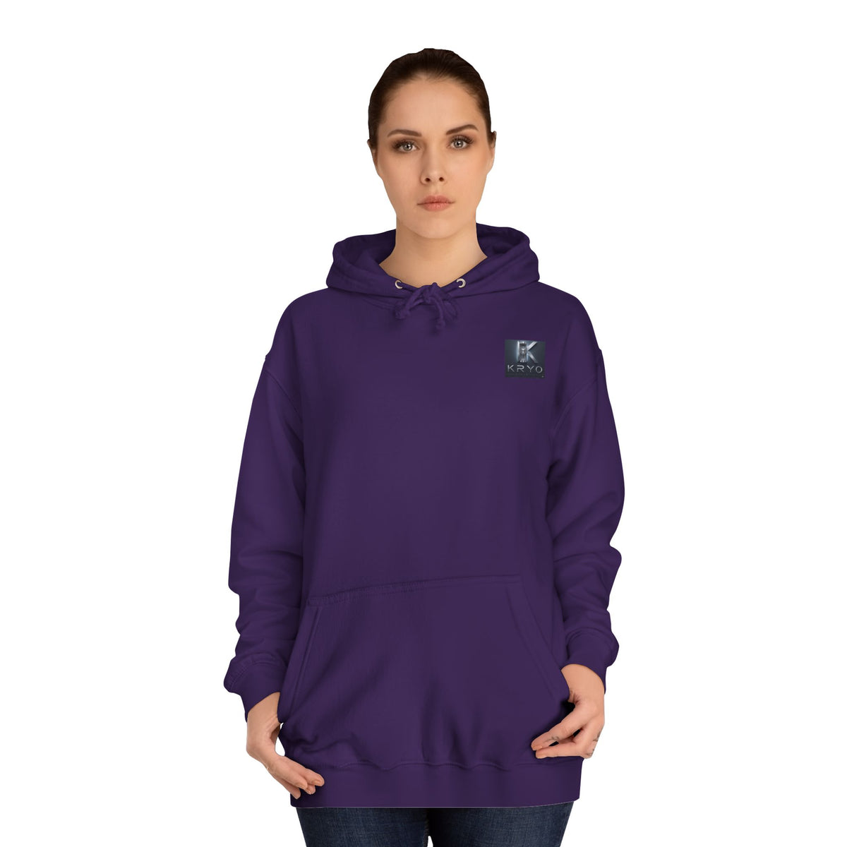 Ice Splash Hoodie — "KRYO" Graphic College Pullover
