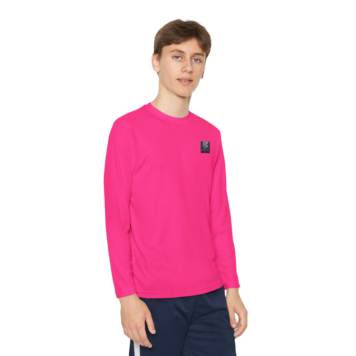 Kryo Youth Volleyball Long Sleeve Tee — 'Play. Athlete' Graphic