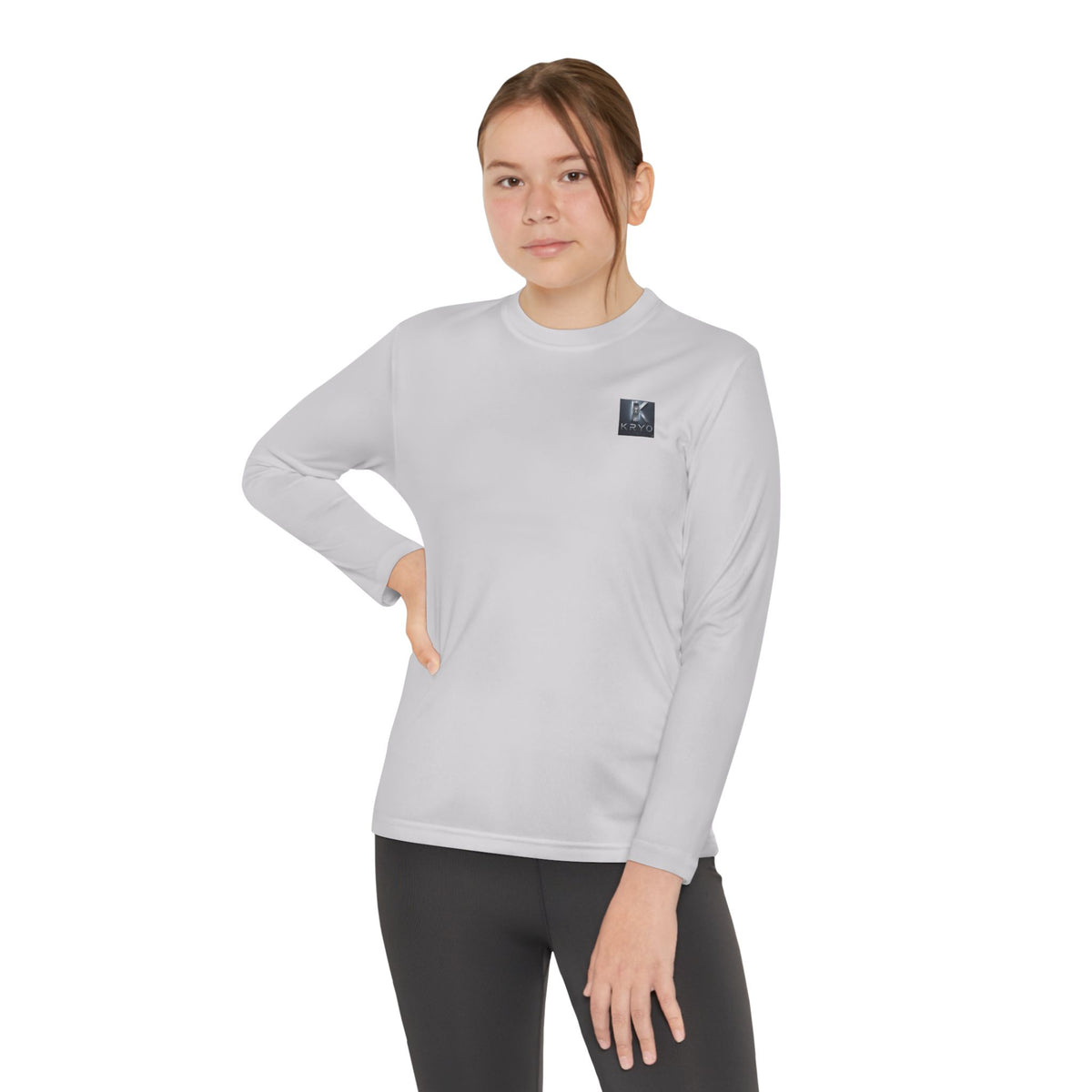 Kryo Youth Volleyball Long Sleeve Tee — 'Play. Athlete' Graphic