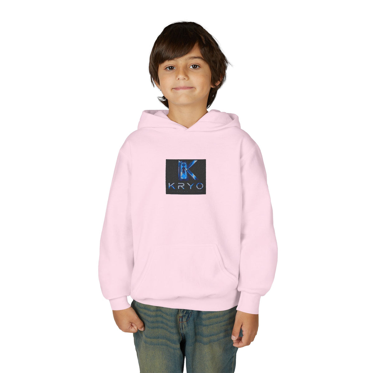 Youth Hoodie with KRYO Blue Logo — Cool Gamer Streetwear