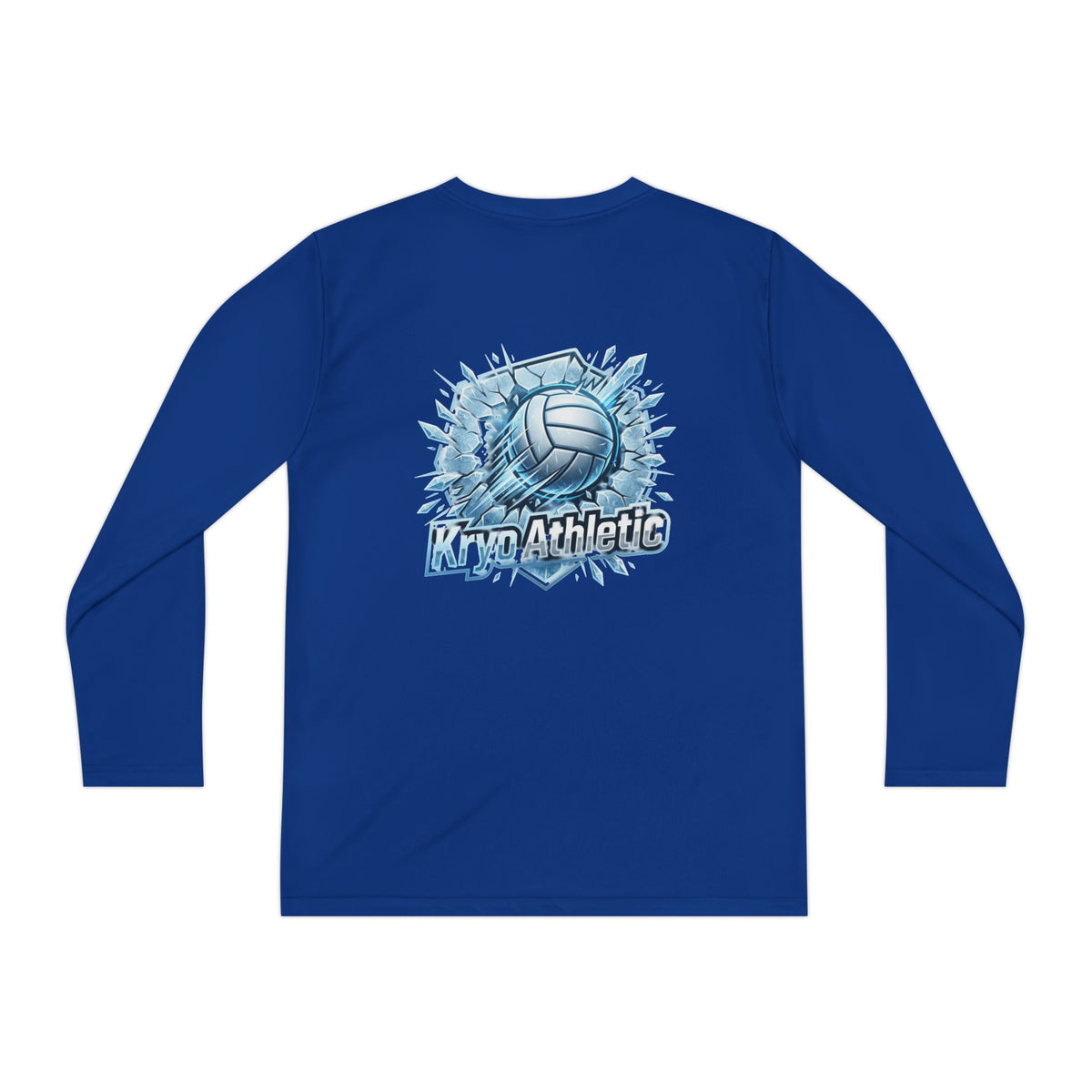 Kryo Youth Volleyball Long Sleeve Tee — 'Play. Athlete' Graphic