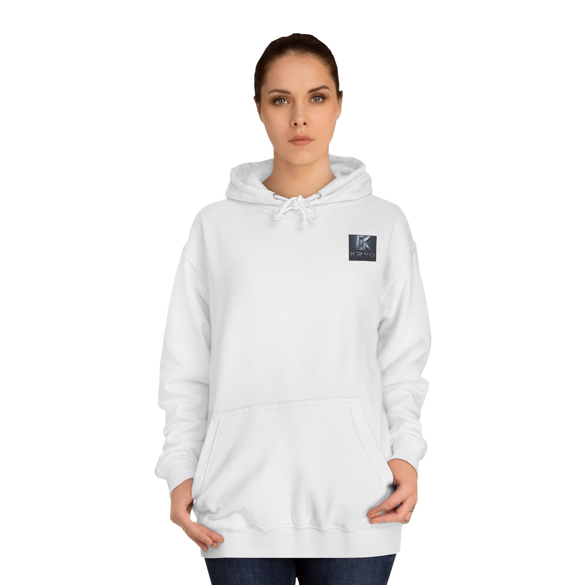 Ice Splash Hoodie — "KRYO" Graphic College Pullover