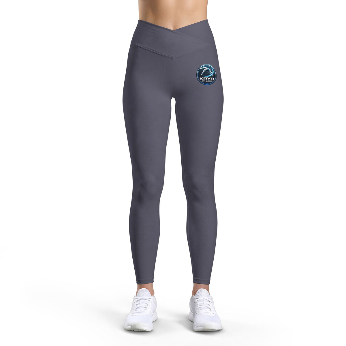 Gymnastics Logo Women’s Luxe Leggings – Kryo High-Waist Performance Yoga Pants