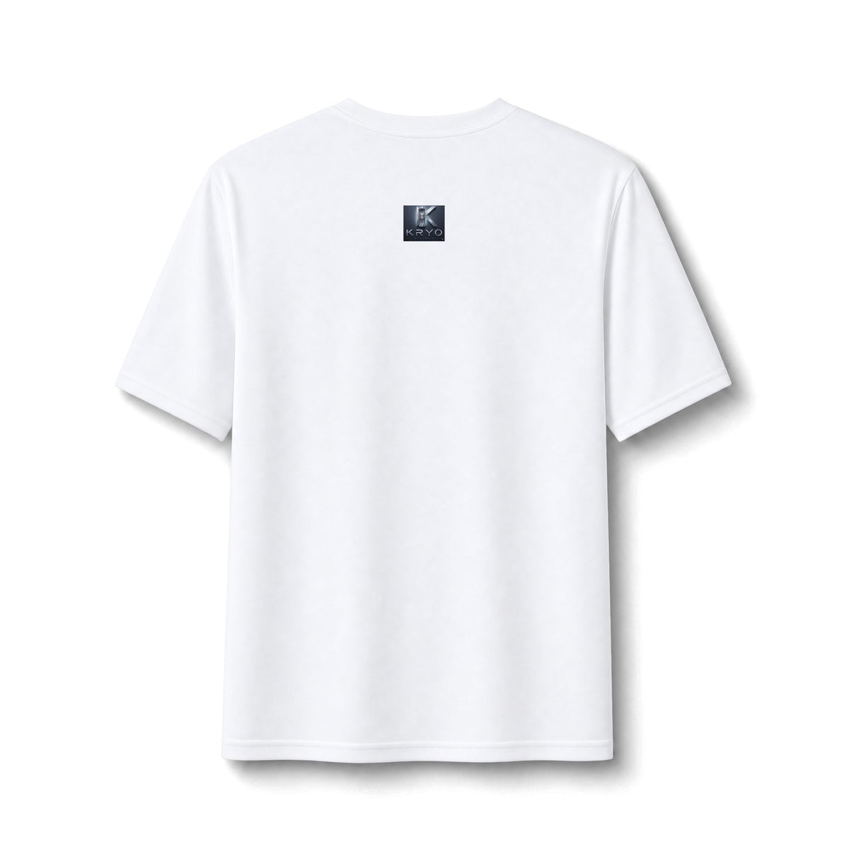 KRYO Blue Logo Performance Tee — Lightweight Athletic Shirt with Frosted Logo