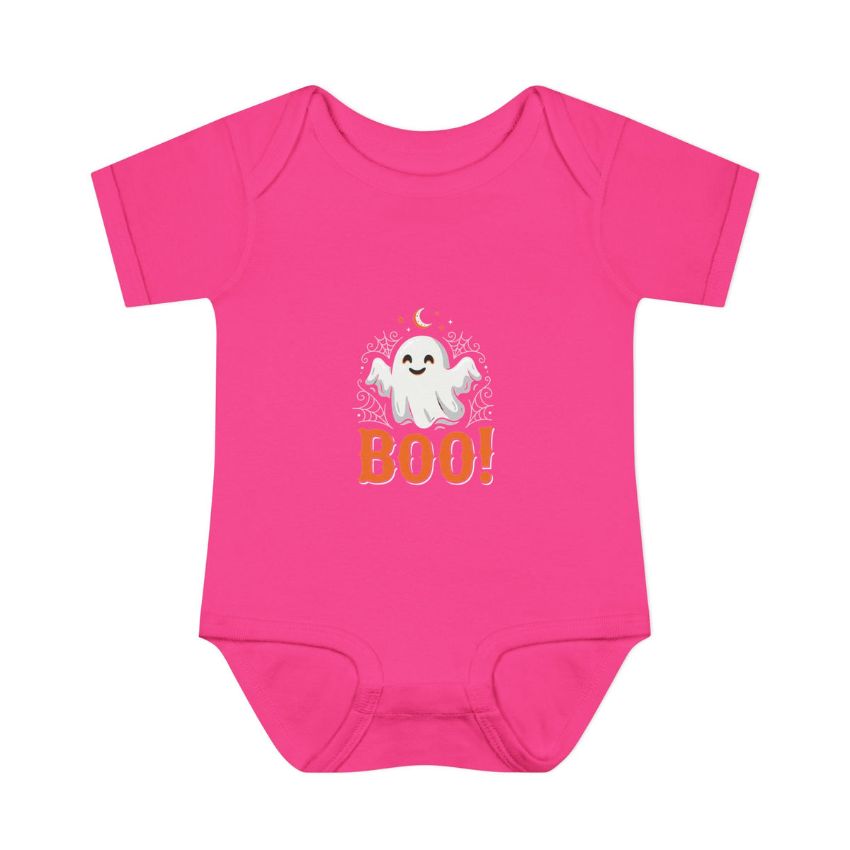 Baby Bodysuit - Kryo Cute Ghost "Boo!" Halloween Infant Onesie