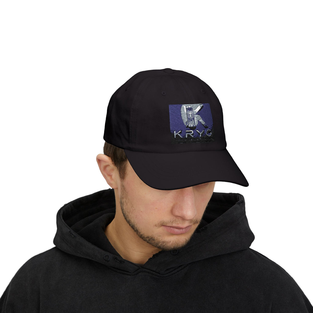 KRYO Logo Dad Cap - Embroidered White Baseball Hat