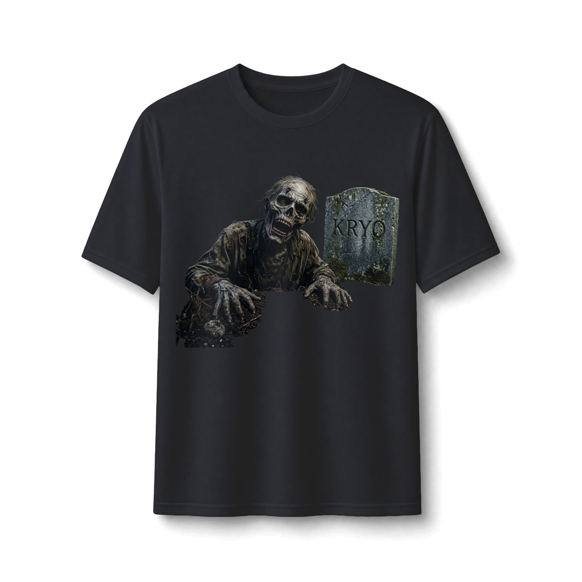 Zombie Tombstone Performance Tee — KRYO Graphic Athletic Shirt