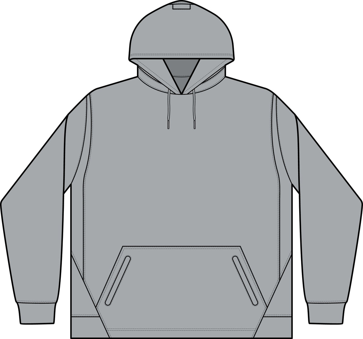 KRYO Tech Fleece Hooded Sweatshirt — Colorblock Performance Hoodie