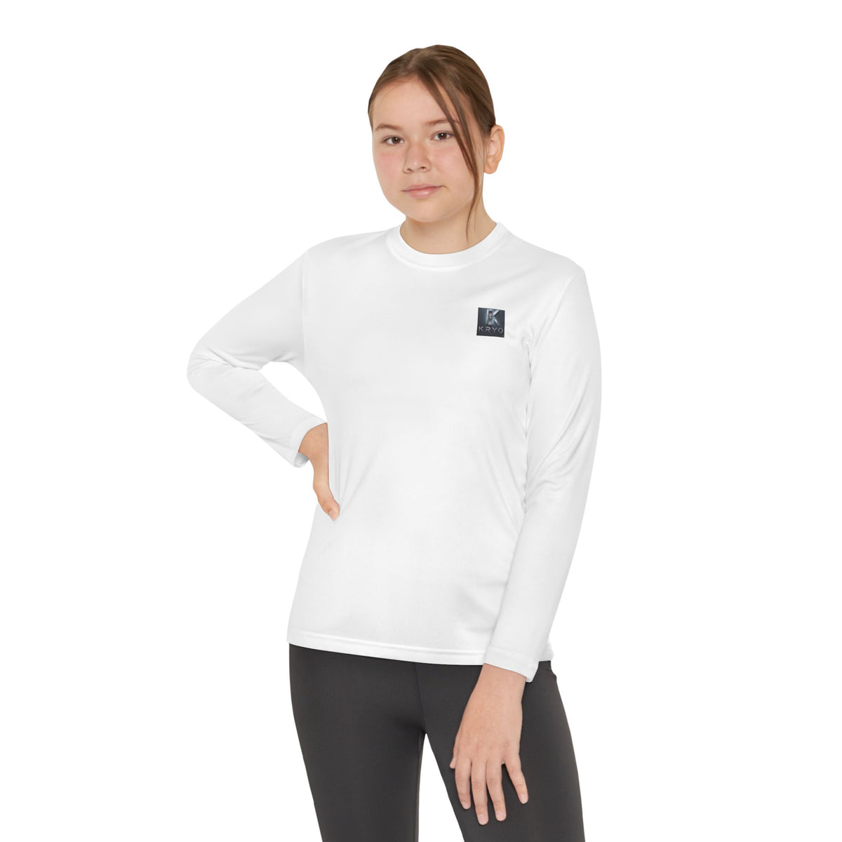 Kryo Youth Volleyball Long Sleeve Tee — 'Play. Athlete' Graphic