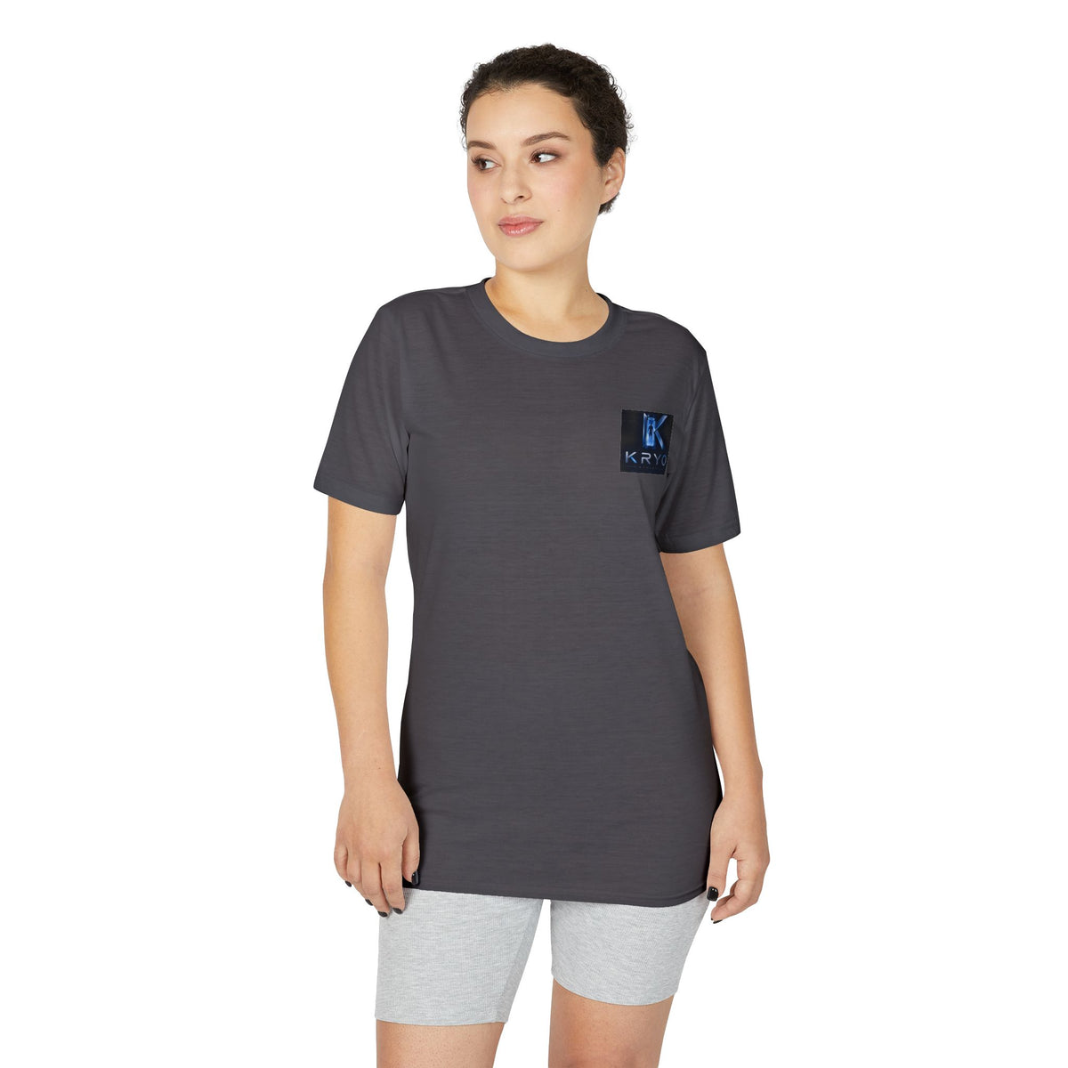 KRYO Logo Performance T‑Shirt — Futuristic Cryo Tech Graphic Tee