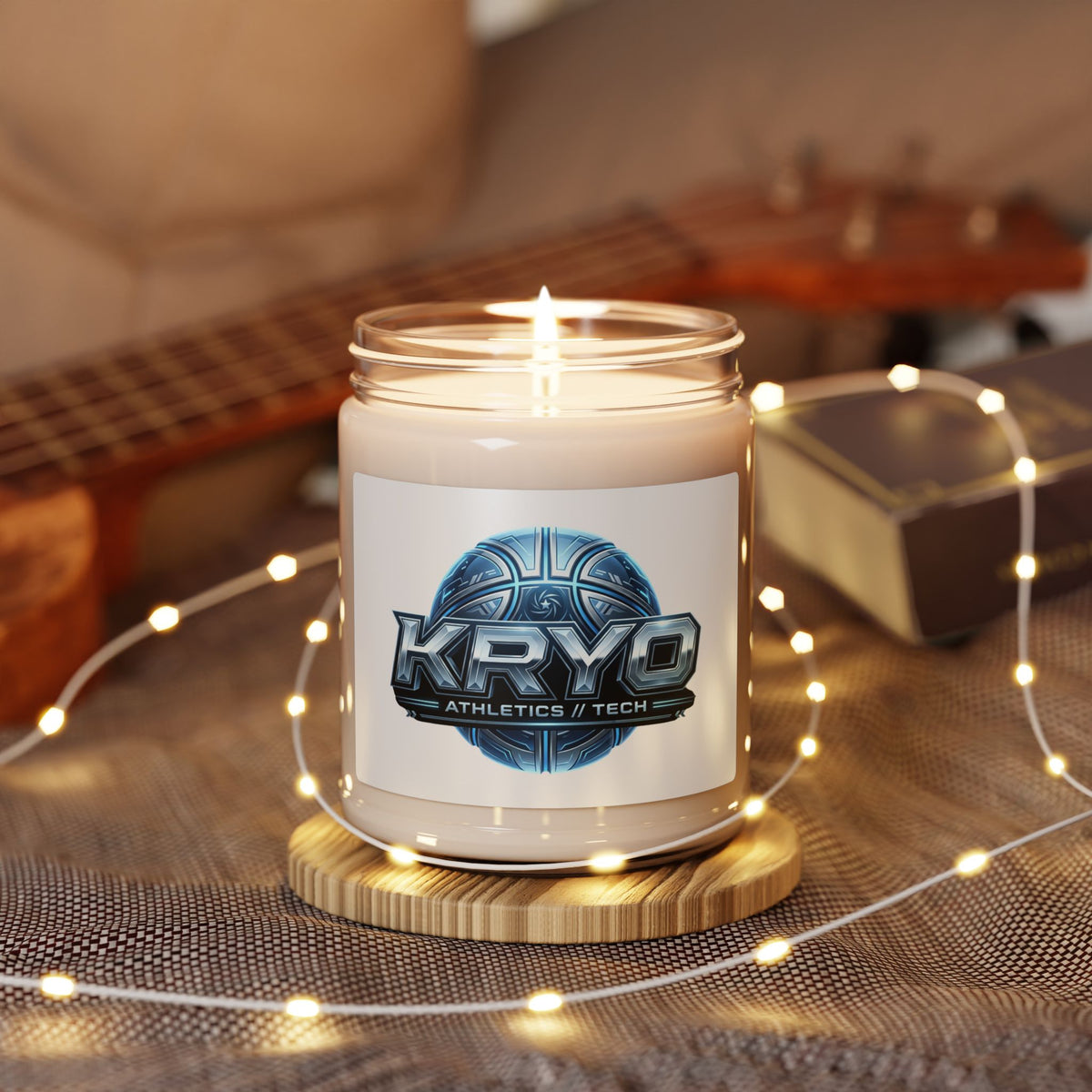 KRYO Tech Athletics Scented Soy Candle — 9oz Jar