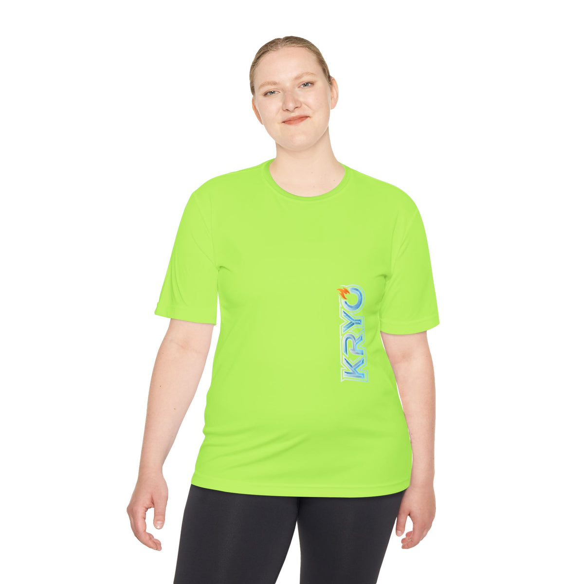 KRYO Workout Gear Vertical Logo Performance Tee