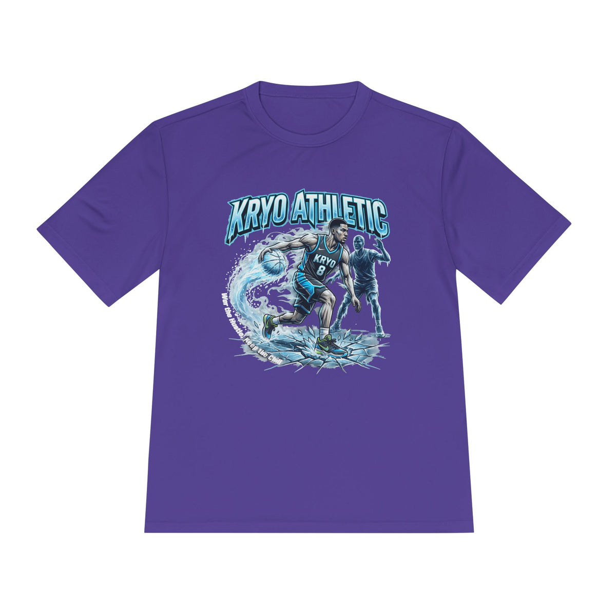 Kryo Athletic Basketball Graphic Tee — Performance Moisture‑Wicking Shirt