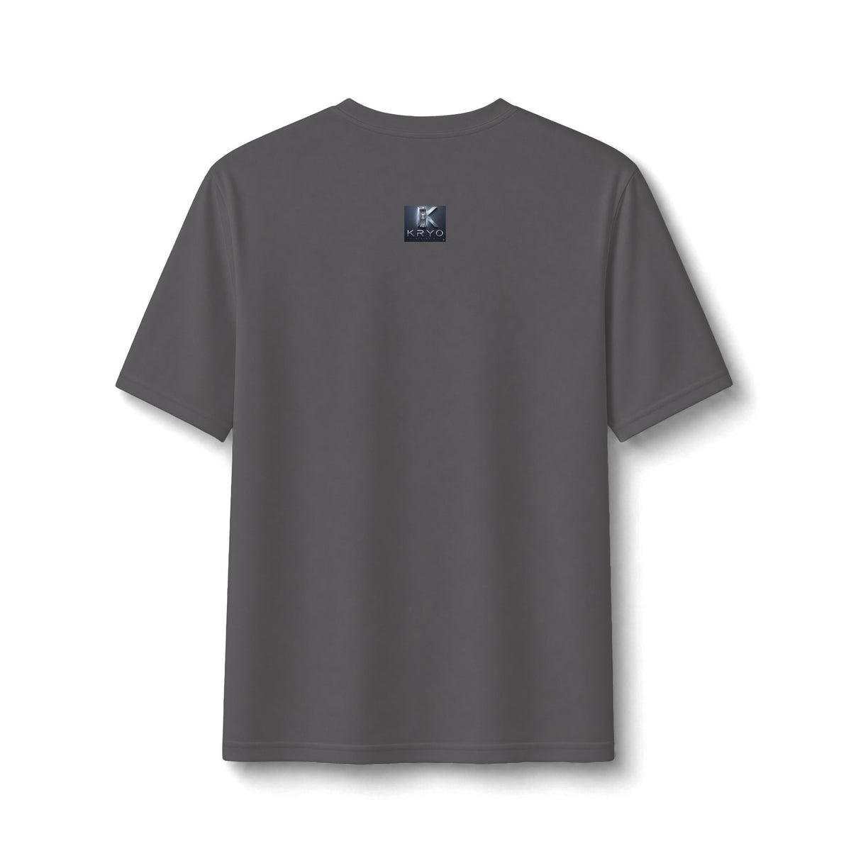 KRYO Blue Logo Performance Tee — Lightweight Athletic Shirt with Frosted Logo