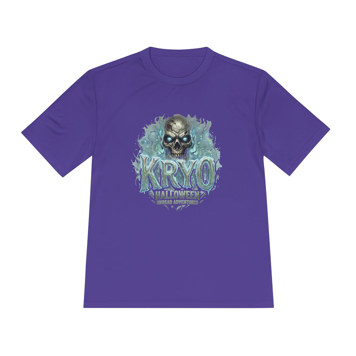 Kryo Halloween Skull Tee — Moisture‑Wicking Horror Graphic Tee