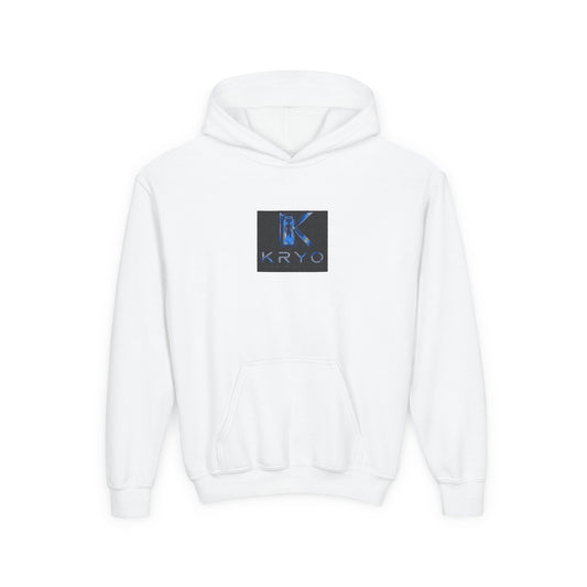 Youth Hoodie with KRYO Blue Logo — Cool Gamer Streetwear