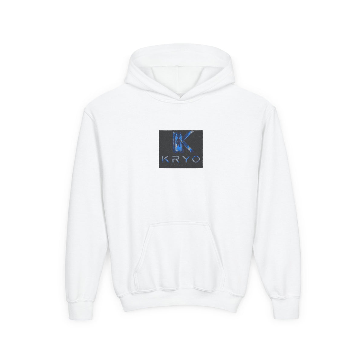 Youth Hoodie with KRYO Blue Logo — Cool Gamer Streetwear