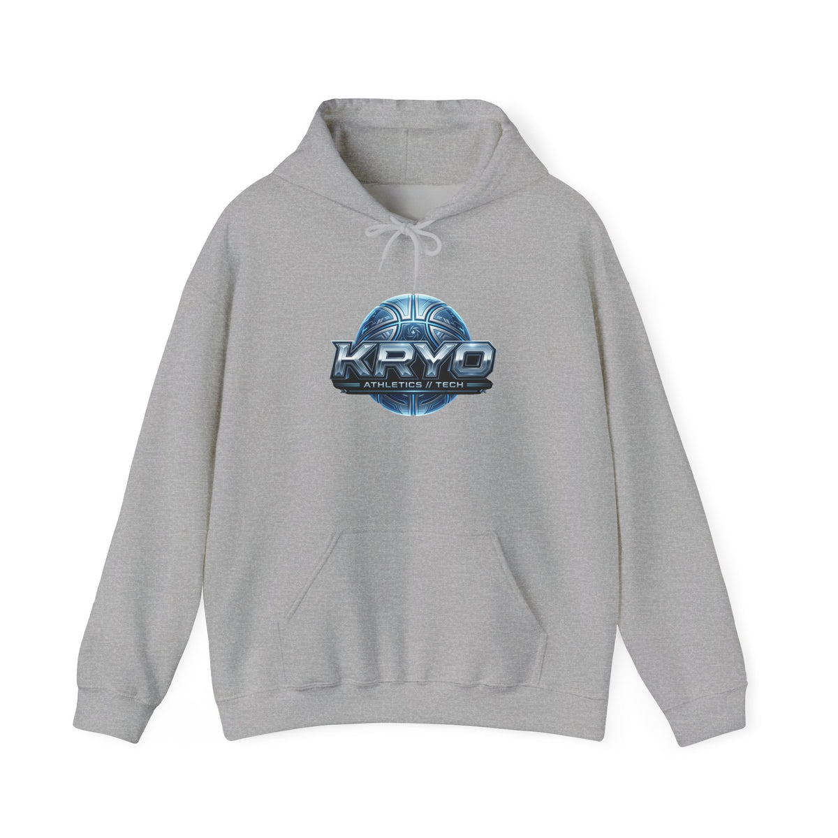 KRYO Gaming Logo Hoodie — Futuristic Blue Esports Pullover