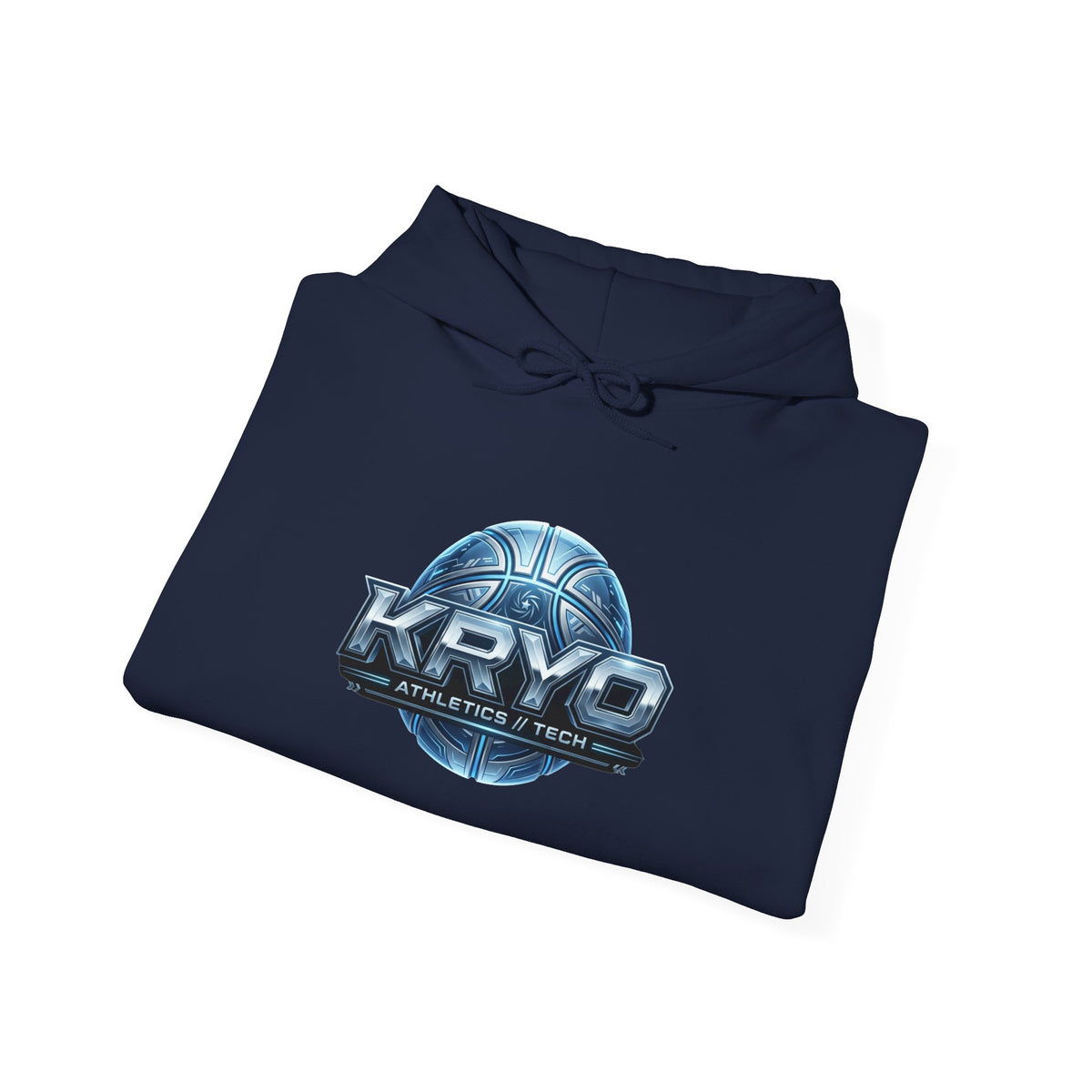KRYO Gaming Logo Hoodie — Futuristic Blue Esports Pullover