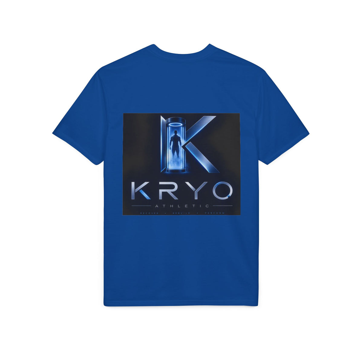 KRYO Logo Performance T‑Shirt — Futuristic Cryo Tech Graphic Tee