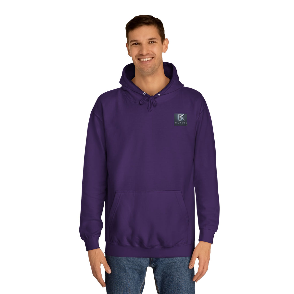 Ice Splash Hoodie — "KRYO" Graphic College Pullover