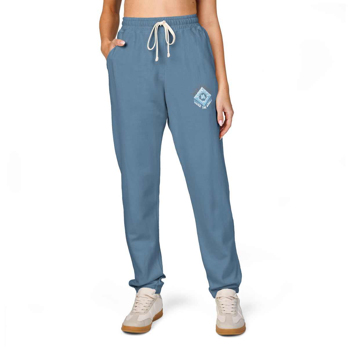 Kryo Baseball Cozy Geo Emblem Sweatpants — Garment-Dyed Fleece Joggers