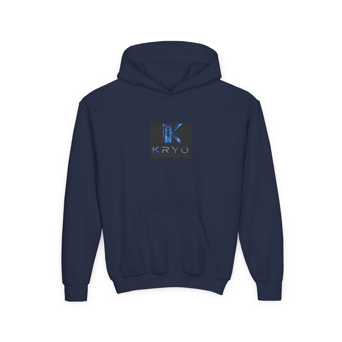 Youth Hoodie with KRYO Blue Logo — Cool Gamer Streetwear
