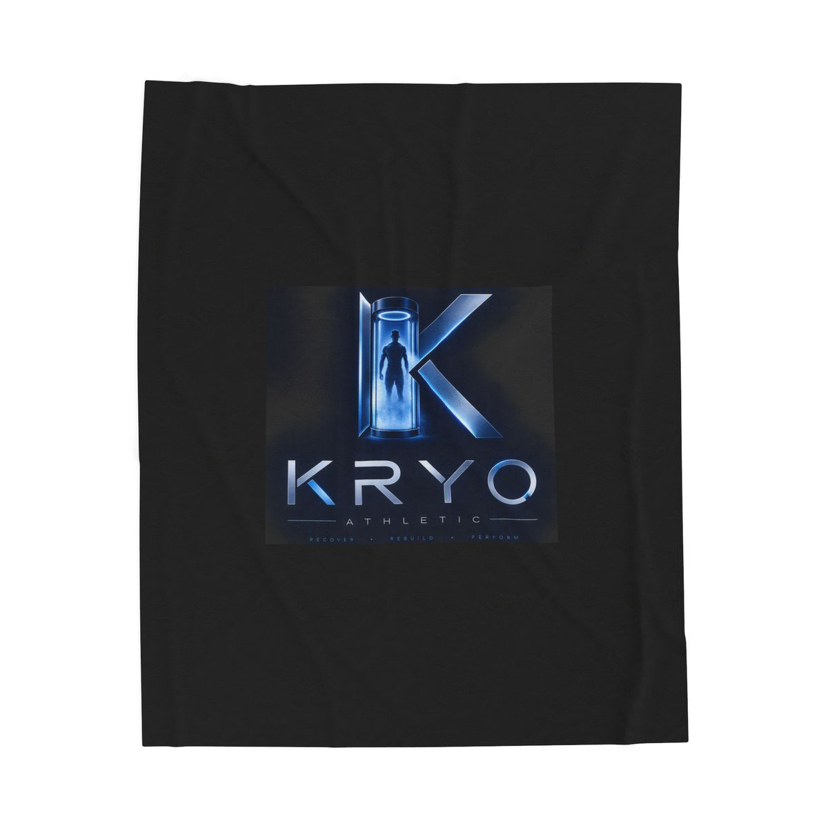 Velveteen Plush Blanket — Kryo Logo Cozy Throw
