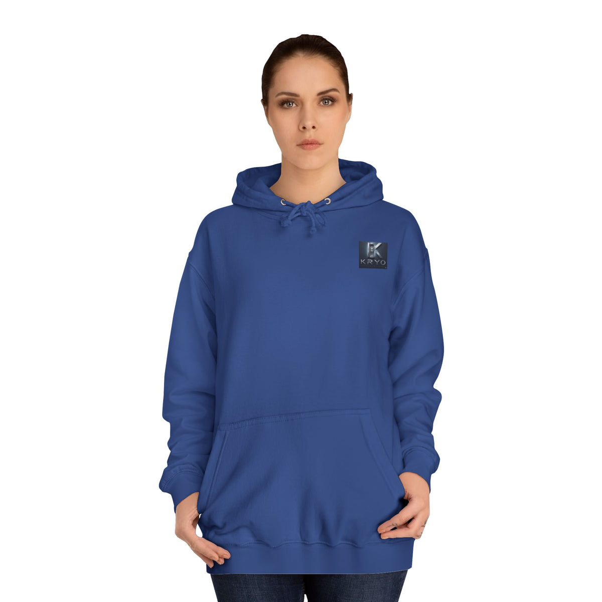 Ice Splash Hoodie — "KRYO" Graphic College Pullover