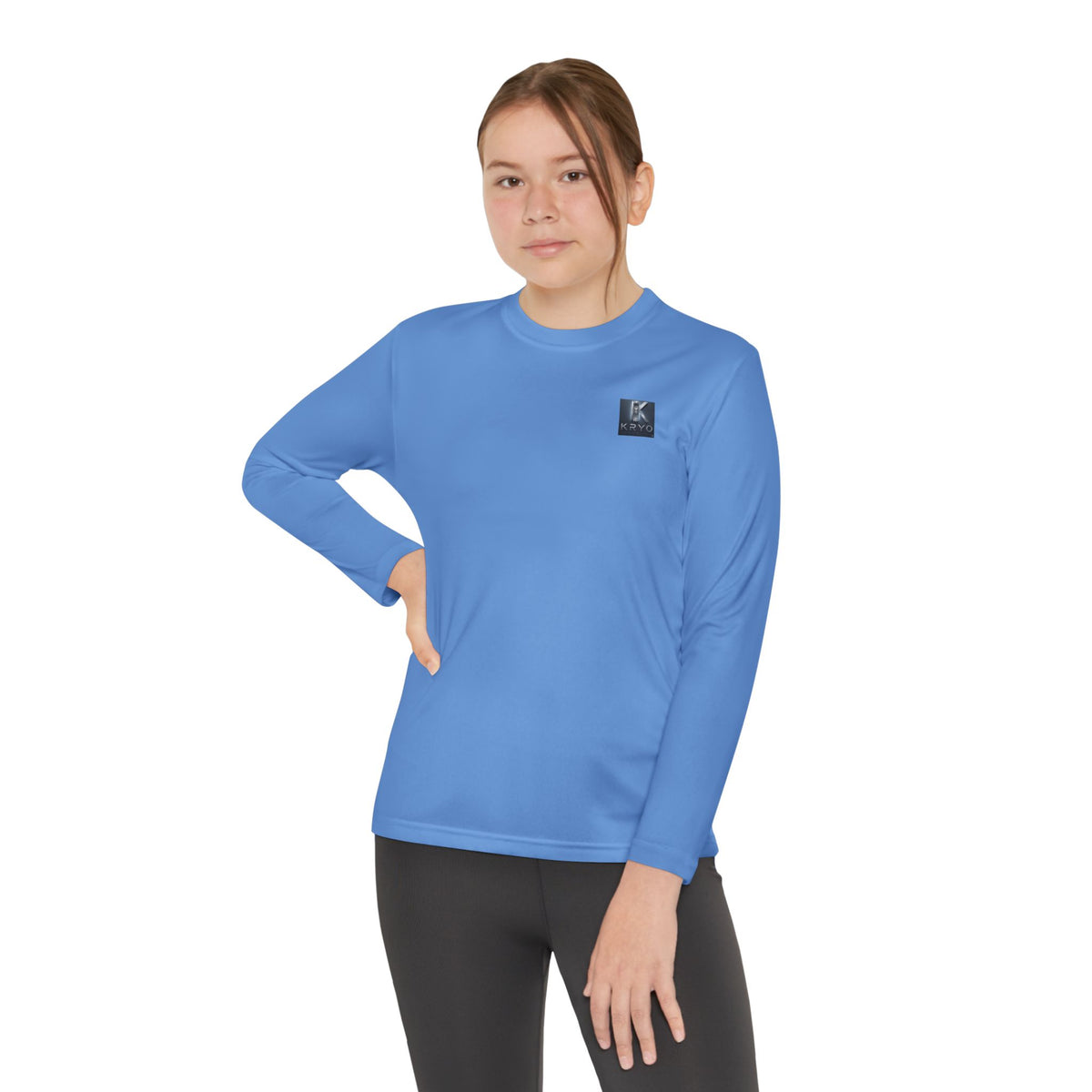 Kryo Youth Volleyball Long Sleeve Tee — 'Play. Athlete' Graphic