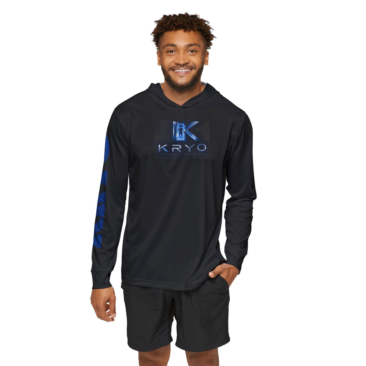 Kryo Logo Performance Hoodie — Men's Sports Warmup Pullover