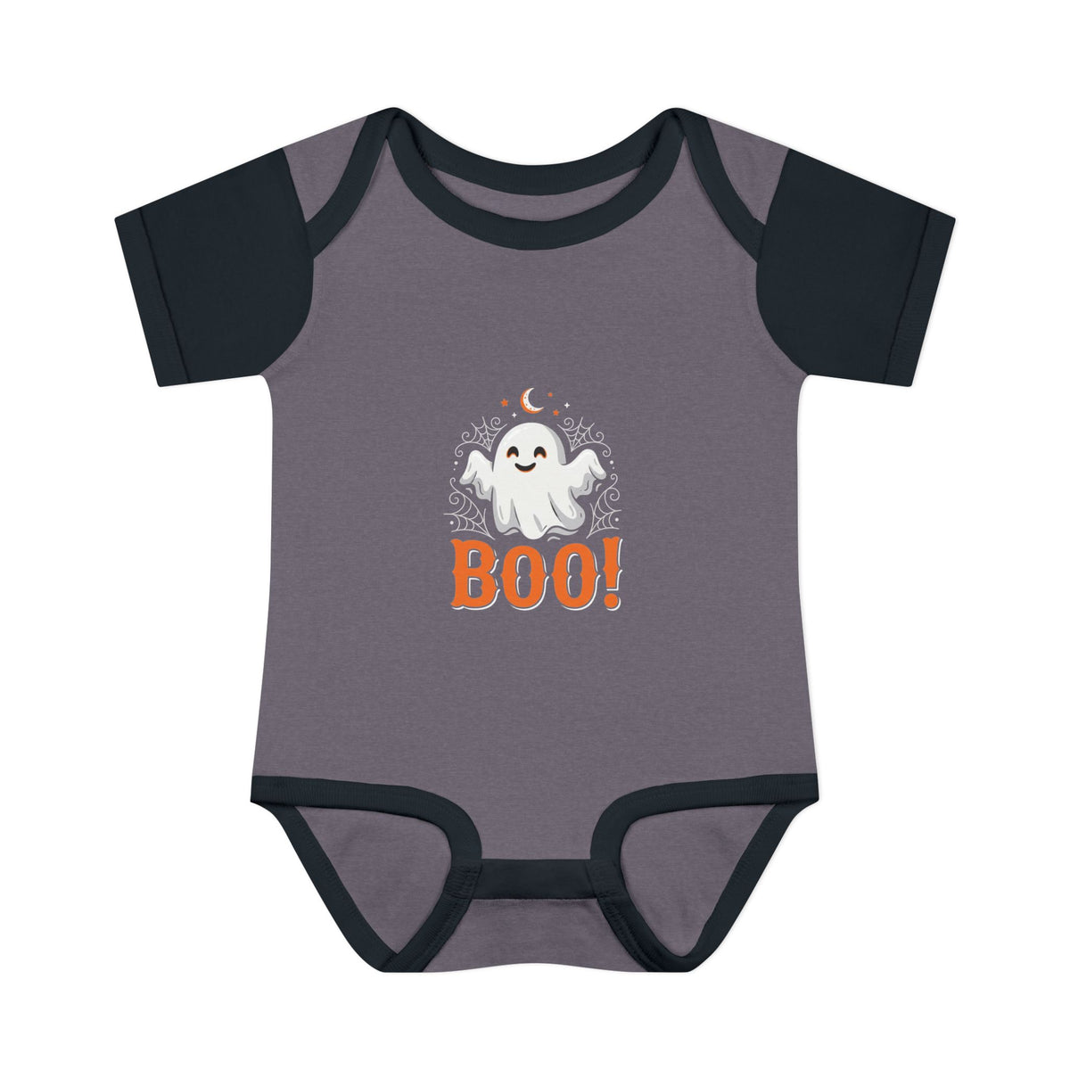 Baby Bodysuit - Kryo Cute Ghost "Boo!" Halloween Infant Onesie
