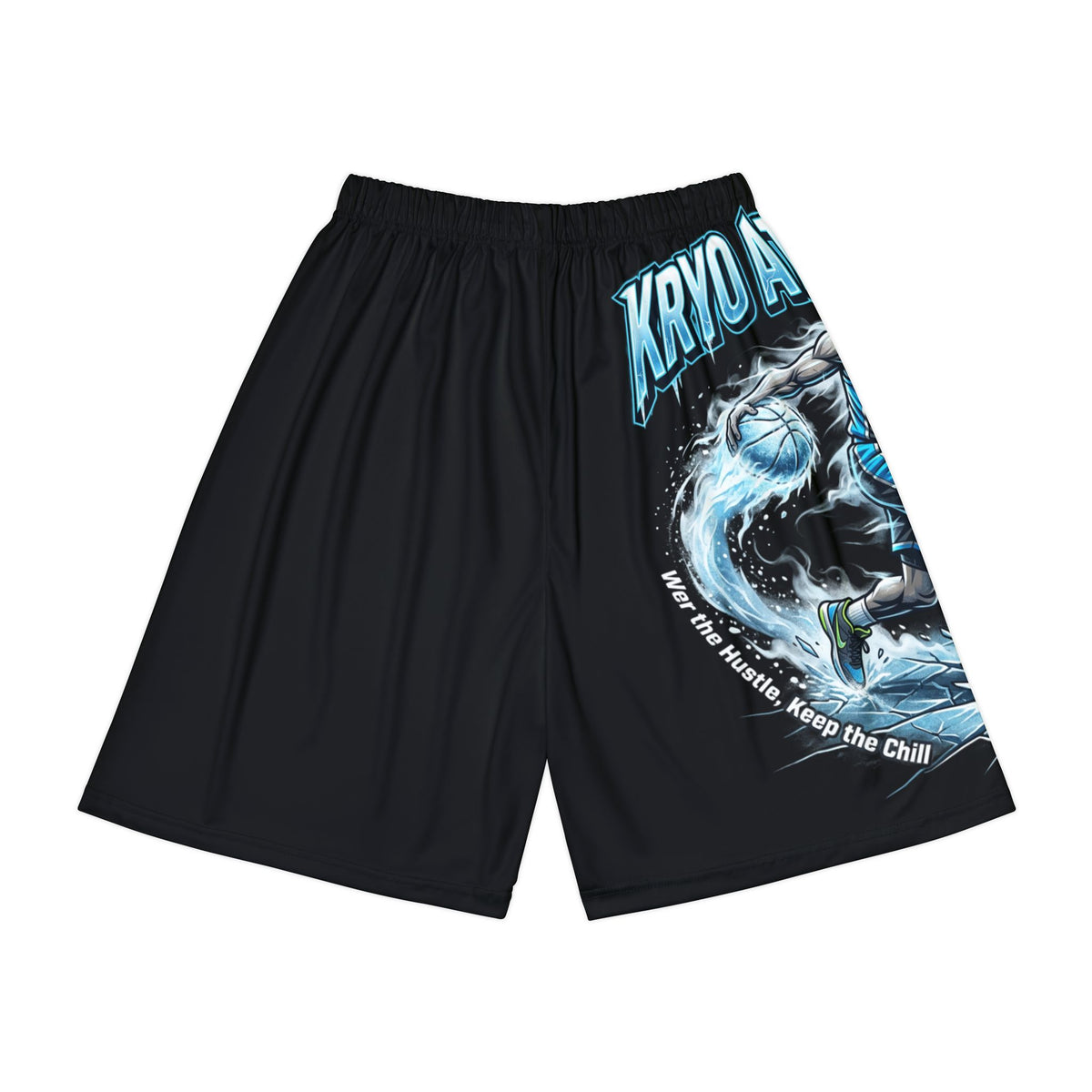 Basketball Athletic Shorts – "Kryo Athletes" Graphic Performance Shorts