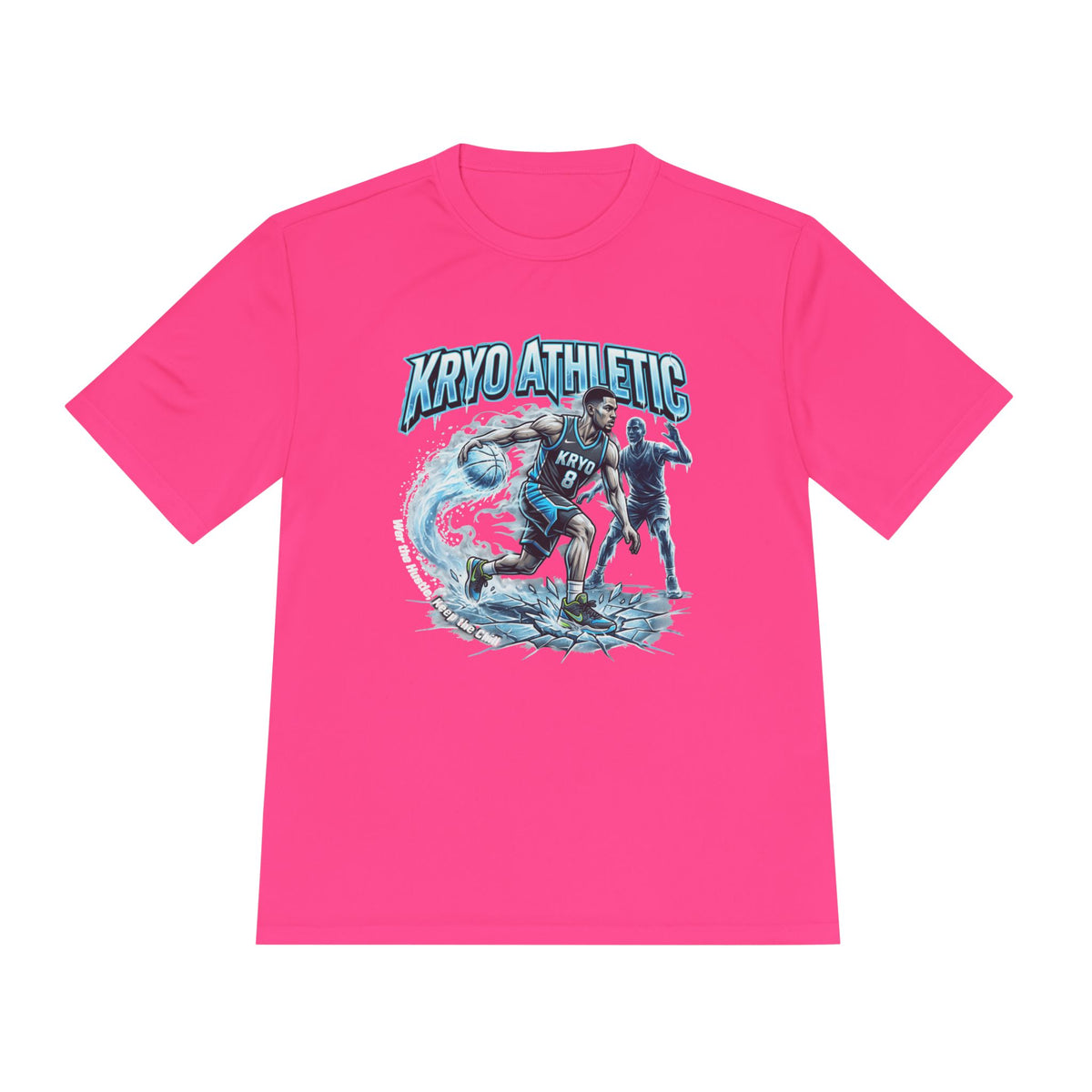 Kryo Athletic Basketball Graphic Tee — Performance Moisture‑Wicking Shirt