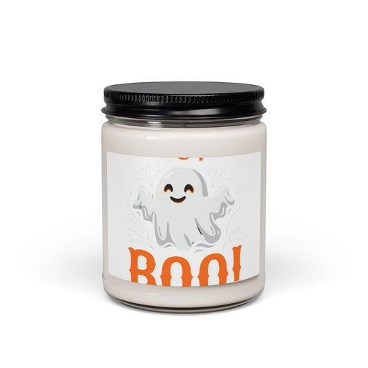 Kryo Halloween Soy Candle - 9oz "Boo!" Ghost Scented Candle