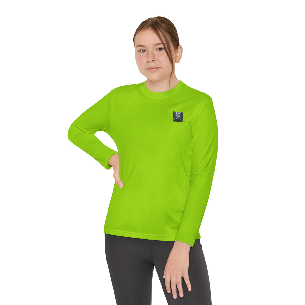Kryo Youth Volleyball Long Sleeve Tee — 'Play. Athlete' Graphic