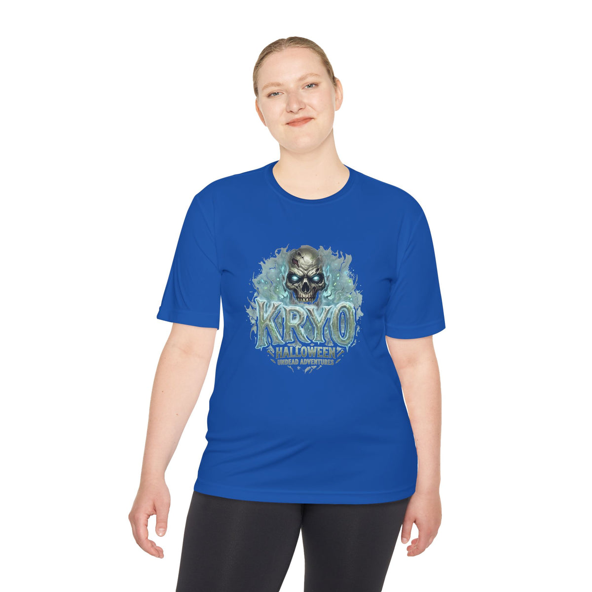 Kryo Halloween Skull Tee — Moisture‑Wicking Horror Graphic Tee