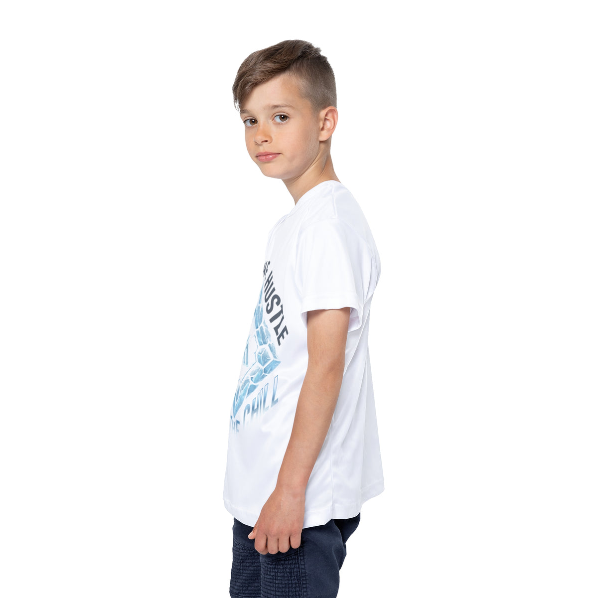Kids Sports Jersey — Kryo Baseball "Wear The Hustle, Keep The Chill" Ice Diamond Graphic