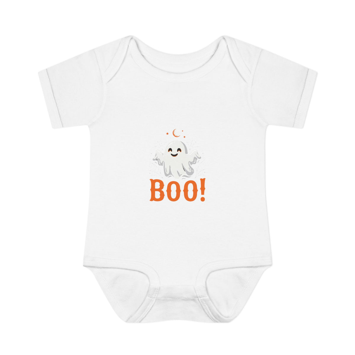 Baby Bodysuit - Kryo Cute Ghost "Boo!" Halloween Infant Onesie